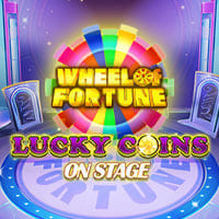 Wheel of Fortune Lucky Coins on Stage in IGT